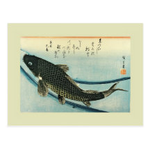 Bois de graveur japonais cartes postales