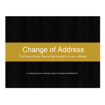 Bois foncé et changement d'adresse jaune la carte 