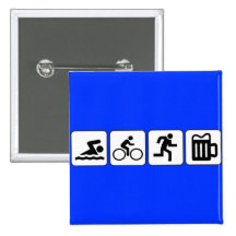 Boisson de course de vélo de bain badges avec agrafe