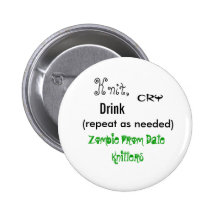 Boisson de cri de Knit… avec des tricoteuses de da Badges Avec Agrafe