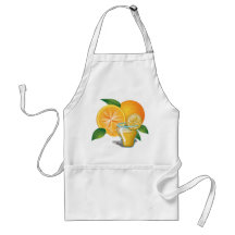 Boisson d'orange et de citron tabliers