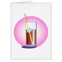 Boisson pétillante de soude carte