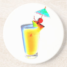 Boissons de parapluie de cocktail dessous de verre