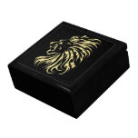 Boîte à bijoux de cadeau de conception de lion d'o boîtes décorées