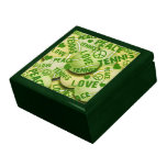 Boîte à bijoux de souvenir de tennis d'amour de pa