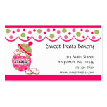 Boîte à biscuits, rose cartes de visite personnelles