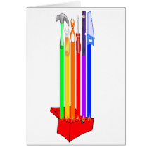 Boîte à outils de Rainbo Cartes De Vœux