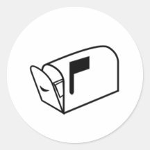 Boîte aux lettres autocollants