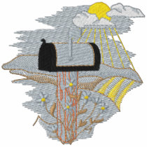 Boîte aux lettres de prairie polos brodés