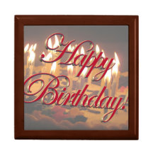 Boîte-cadeau de joyeux anniversaire boîte à bijoux