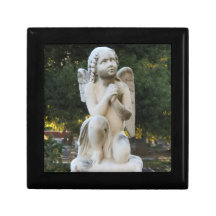 Boîte-cadeau de prière de tuile d'ange boîtes à souvenirs