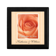 Boîte-cadeau de souvenir de date de mariage de jeu coffrets cadeaux