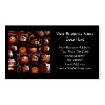Boîte de chocolats, bonbons au chocolat à tentatio carte de visite