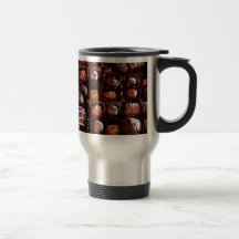 Boîte de chocolats, bonbons au chocolat à tentatio tasses à café