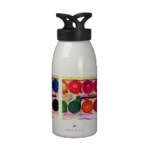 Boîte de couleur de peinture de beaux-arts et bros bouteilles d'eau réutilisables