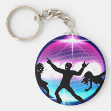 Boîte de nuit de disco porte-clefs