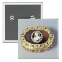 Boîte de tabac à priser d'ovale de Louix XV Pin's Avec Agrafe
