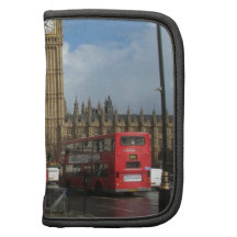 Boîte de téléphone de Londres et Big Ben (St.K) Agendas Folio