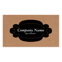 Boîte en carton décorative du panneau 01 - noir - cartes de visite professionnelles