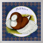 Bokhara dans le rond affiches