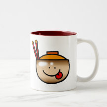 Bol de riz mignon mug à café