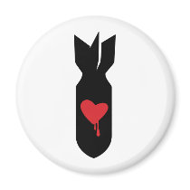 Bombardier d'amour magnets
