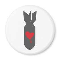 Bombardier d'amour magnets