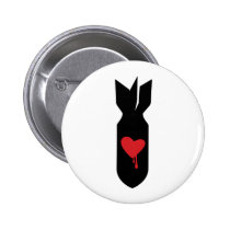 Bombardier d'amour badges publicitaires