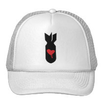 Bombardier d'amour casquettes