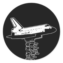 Bombardier de navette autocollants