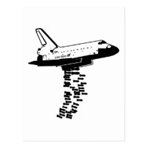 Bombardier de navette cartes postales