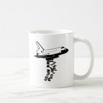 Bombardier de navette tasses