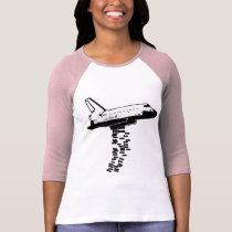 Bombardier de navette t-shirts