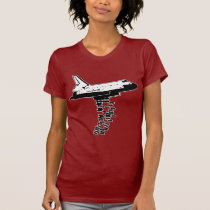 Bombardier de navette t-shirts