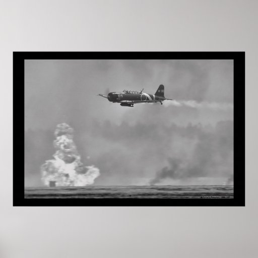 Bombardier japonais de torpille de B5N Kate Posters