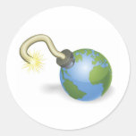 Bombe à retardement dans la forme du concept de gl adhésifs