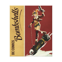 Bombe de Harley Quinn Impression Sur Toile