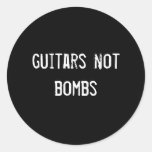 bombes de guitares pas autocollants