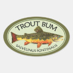 Bon à rien de truite de pêche de mouche adhésif