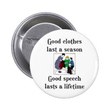 Bon dire d'école de la parole pin's