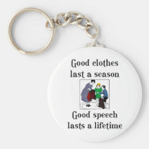 Bon dire d'école de la parole porte-clefs