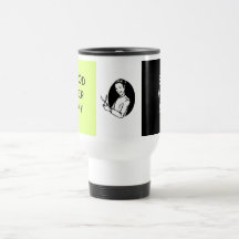 Bon-Mauvaise tasse de voyage de jour de cheveux