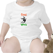 Bon, Sorcière-Bébés Plante grimpante-Halloween T-shirt