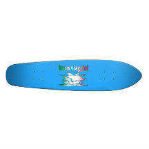 Bon voyage de Buon Viaggio dans le voyage italien  Skateboards Personnalisables
