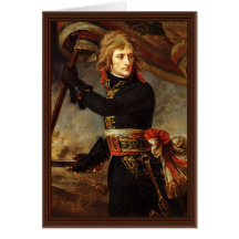 Bonaparte au pont d'Arcola par Gros, Antoine Carte De Vœux