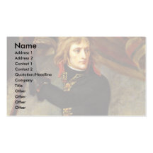Bonaparte au pont d'Arcola par Gros, Antoine Modèles De Cartes De Visite