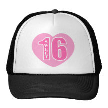 Bonbon 16 (coeur) casquettes