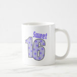 Bonbon 16 (points et étoiles pourpres) tasse à café