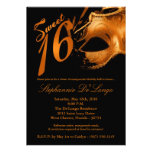 bonbon à masque de la mascarade 5x7 invitation de 