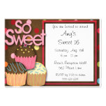 Bonbon à PETIT GÂTEAU 16 faire-part d'invitations 